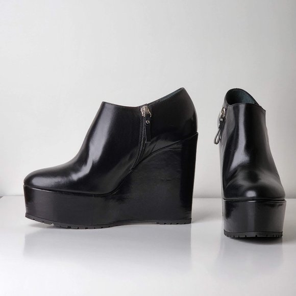 Gravity Pope Platform Leather Shoes - Picture 4 of 5